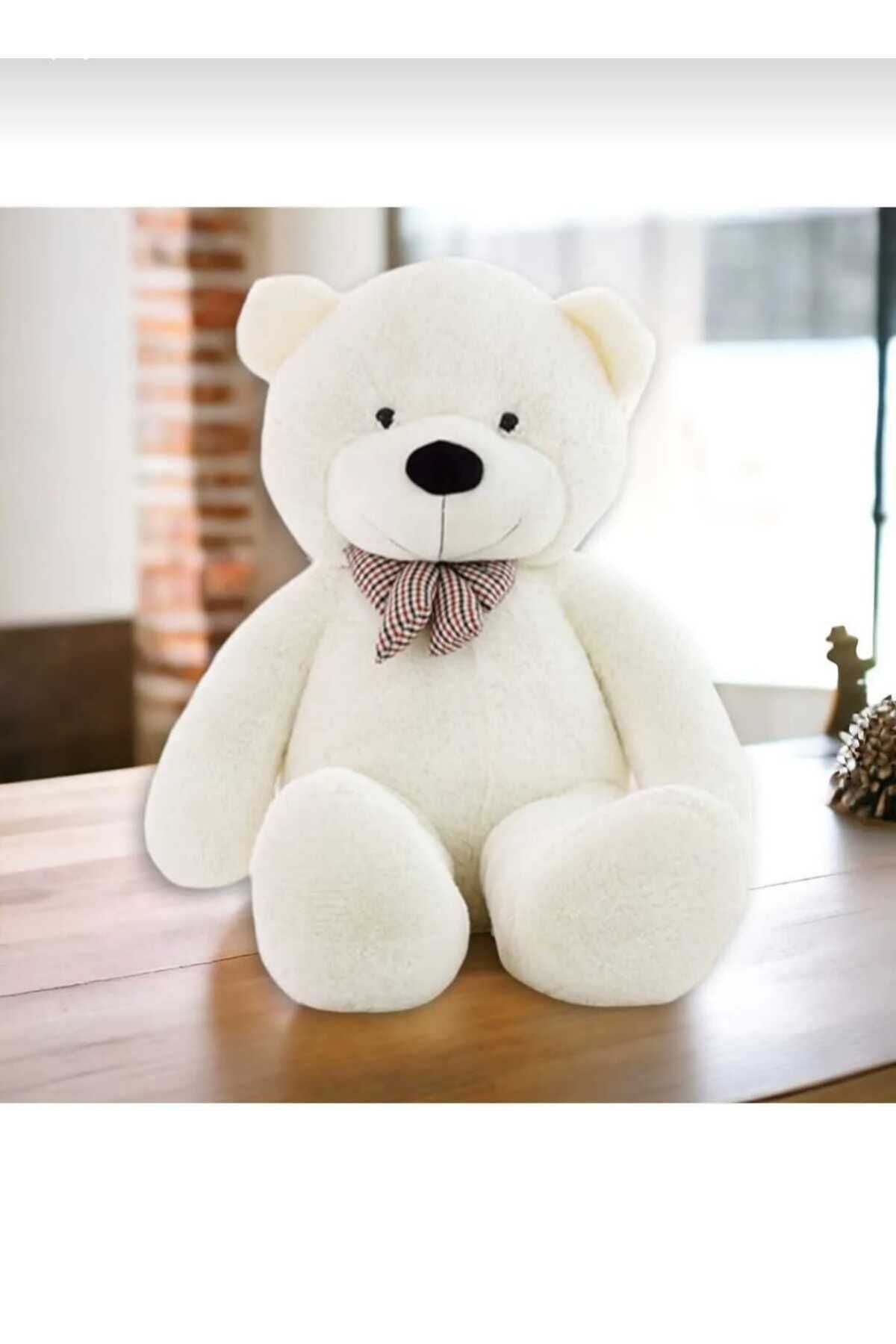 Kids Toyzz 80 Cm Beyaz Pelus Ayı Oturan Ayıcık, Uyku Arkadaşı