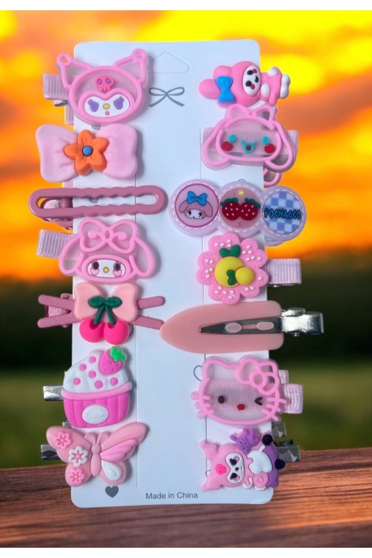 ELAS HOME Set Pens Pembe Toka 14'lü