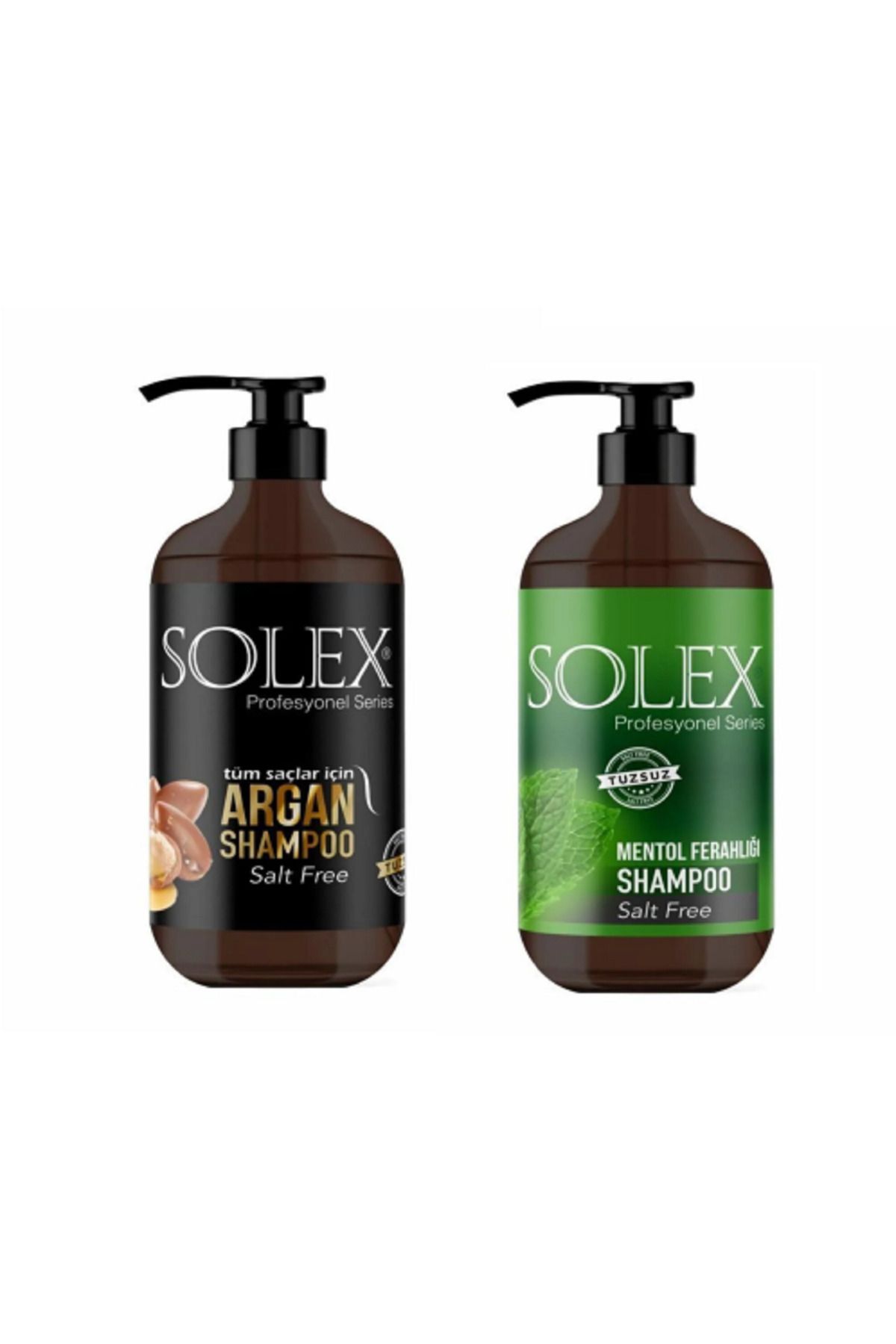 Solex Tuzsuz Professıonal Serıes Mentol Keratin+ Argan Yağı Özlü Şampuan 1.000 ml+1000 ML