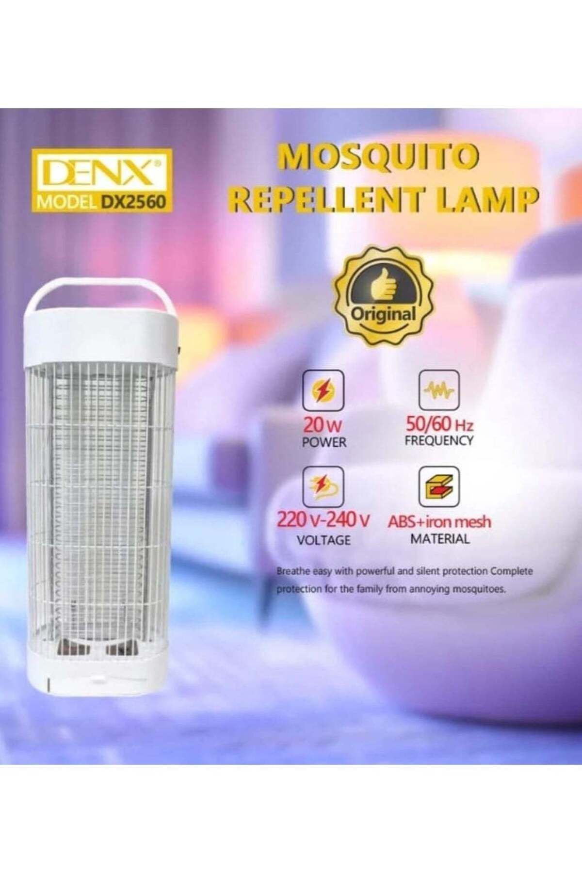 Denx-Mosquito and insect catcher inside and outside the home, 20 watts, using electric shock and LED 2