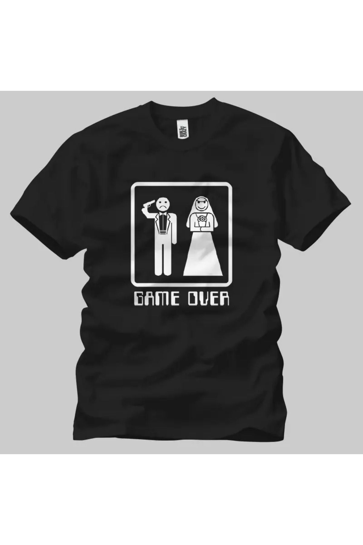 Built By Crazy Game Over Unisex Tişört