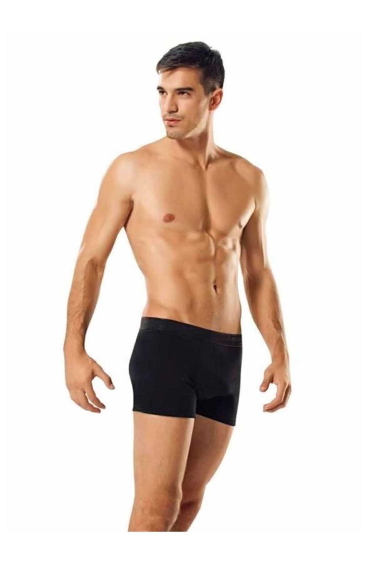 Retro Erkek 6 Adet Likralı Elastan Boxer 0114