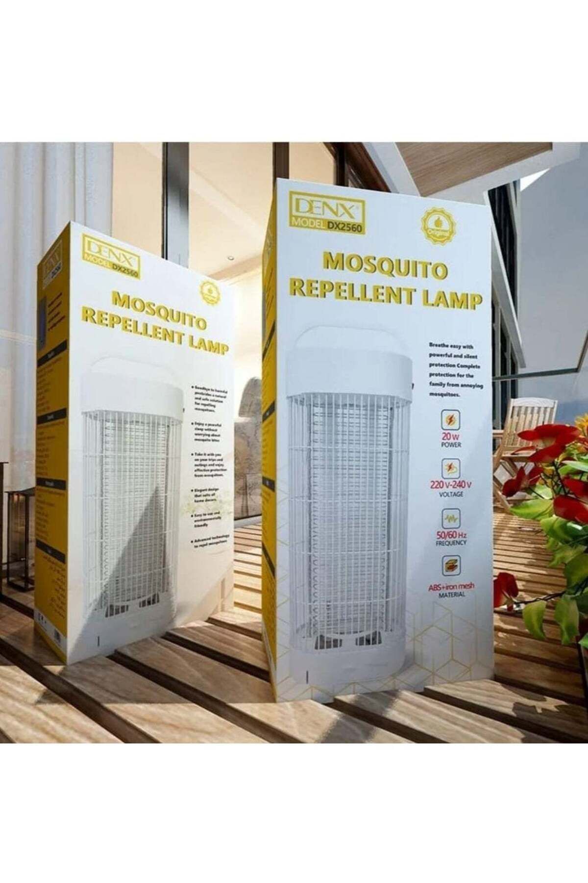 Denx-Mosquito and insect catcher inside and outside the home, 20 watts, using electric shock and LED 1