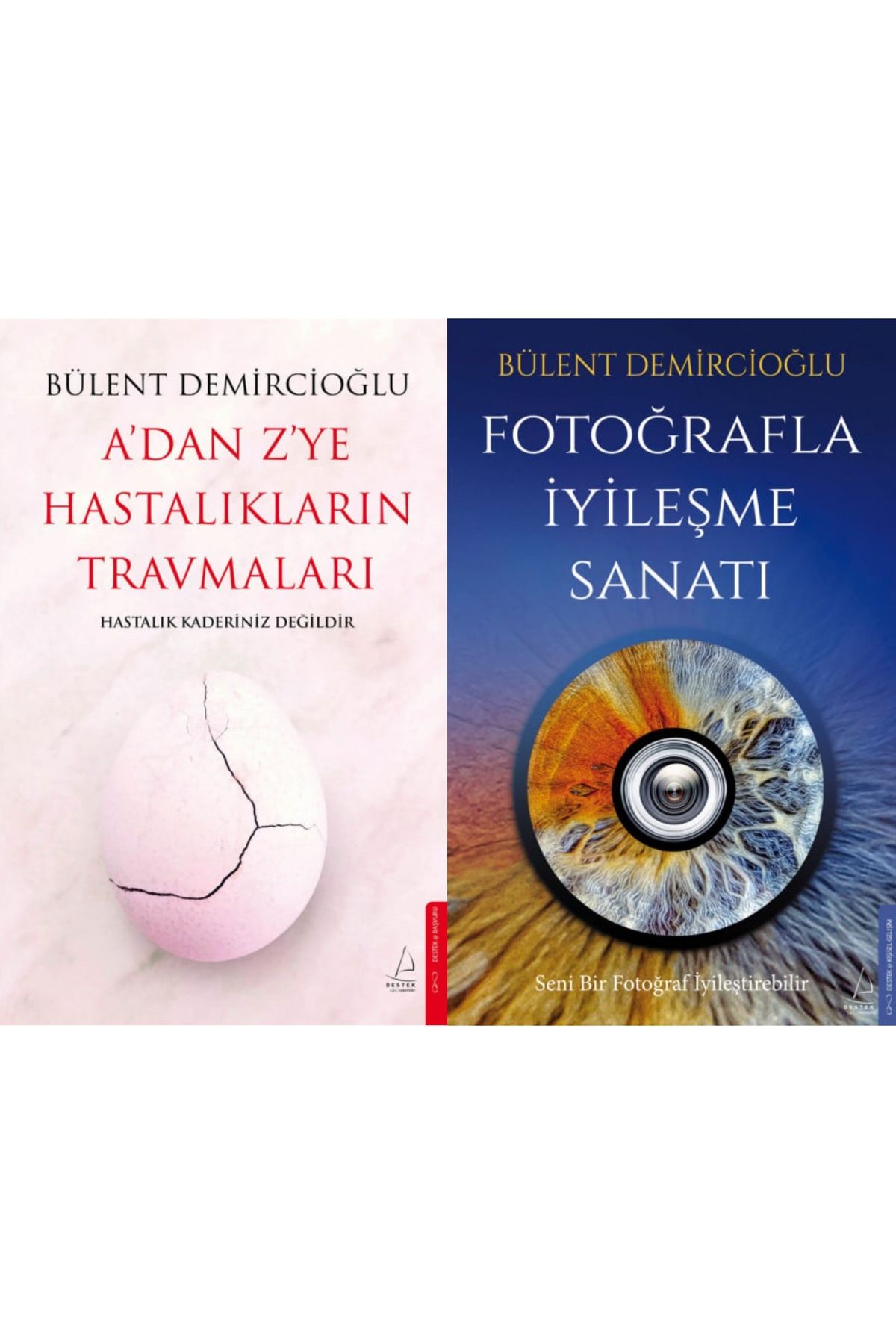 Destek Yayınları Fotoğraflarla İyileşme Sanatı - A' dan Z' ye Hastalıkların Travmaları Bülent Demircioğlu 2 li Set