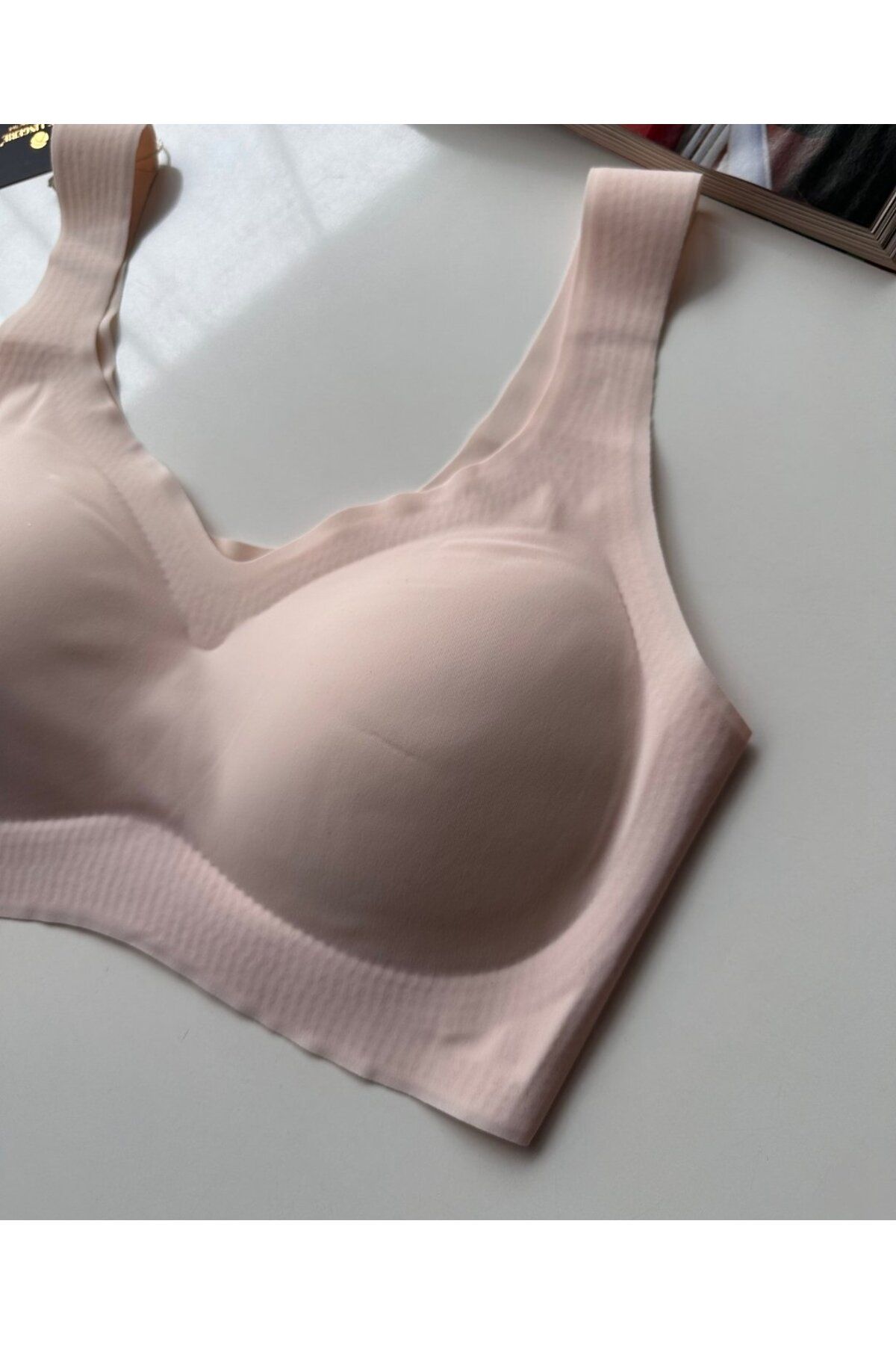 İntive Lingerie-Intive Seamless Push-Up Invisible Bralet with Removable Pad - Imported Bra 2
