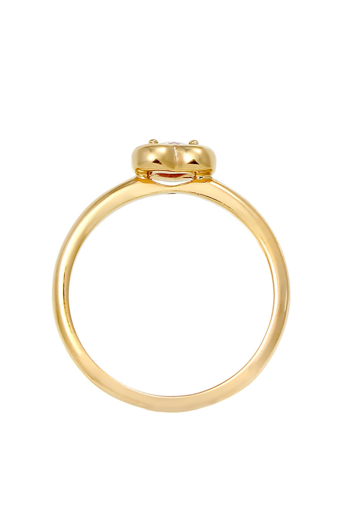 ELLI-Ring Herz Liebe Verlobung Zirkonia Kristall 925 Silber 3