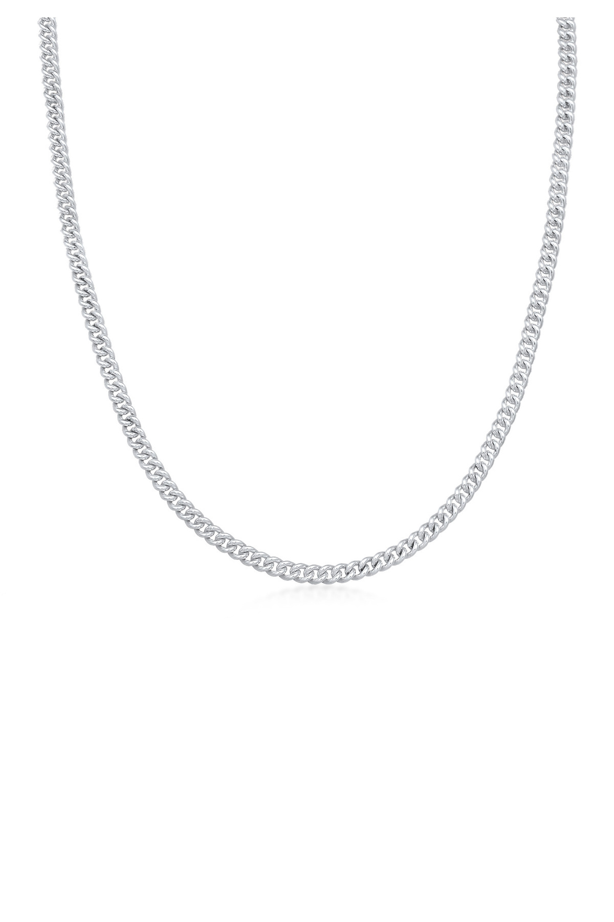 KUZZOI-Halskette Herrenrüstung Robust Basic in 925 Sterling Silber 1