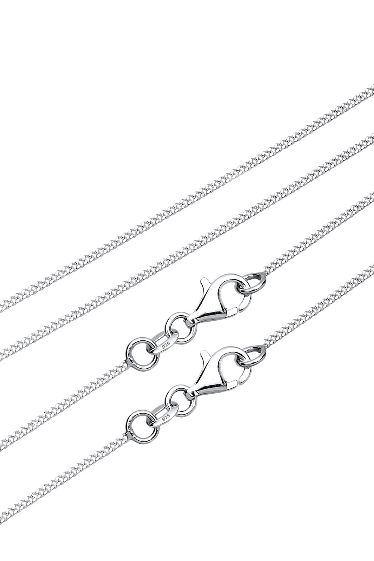 ELLI-Halskette Damen Peace Zeichen Anhänger Symbol Partnerkette mit Kristallen in 925 Sterling Silber 4