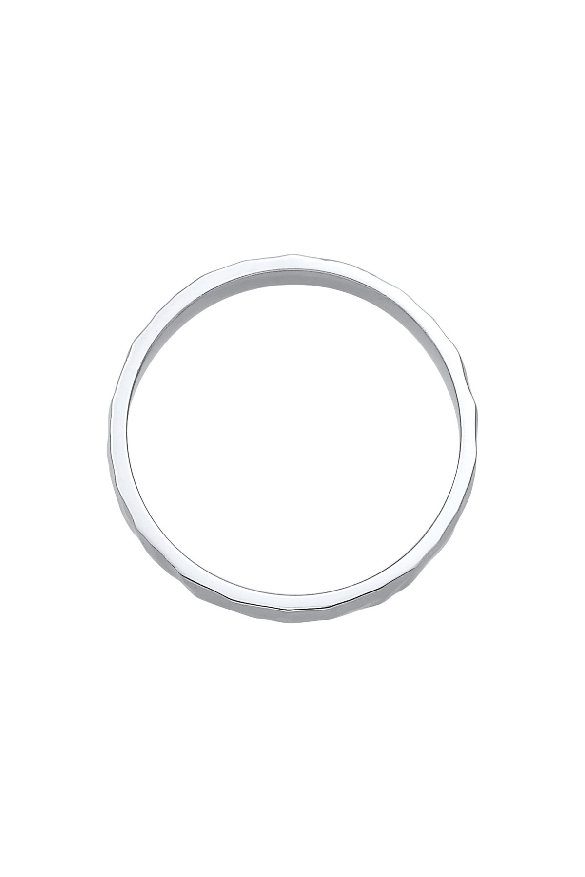 ELLI-Inel de damă Basic Fine Hammered Trend din argint 925 3