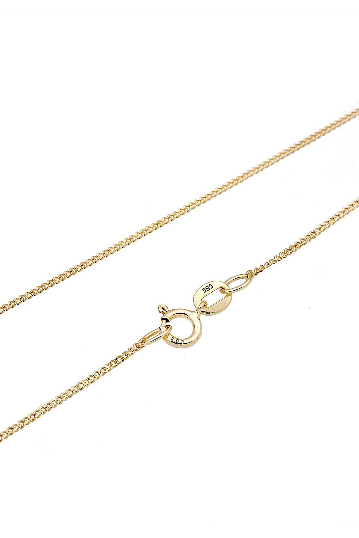 ELLI-Necklace Panzerkette Dreieck Diamant (0.045 ct)585 Gelbgold 4