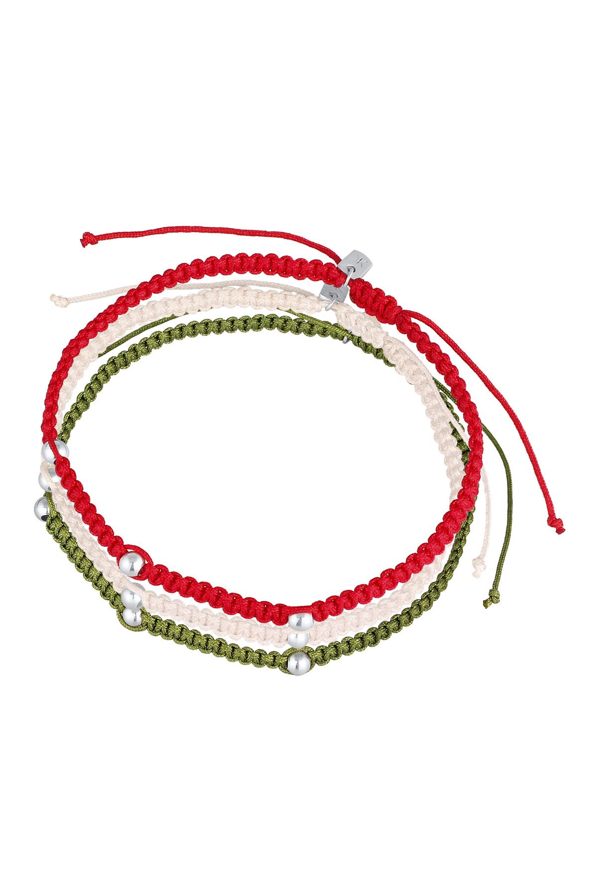 KUZZOI-EM Fußball Fan-Set - Armband und Flagge 925 Sterling Silber 2