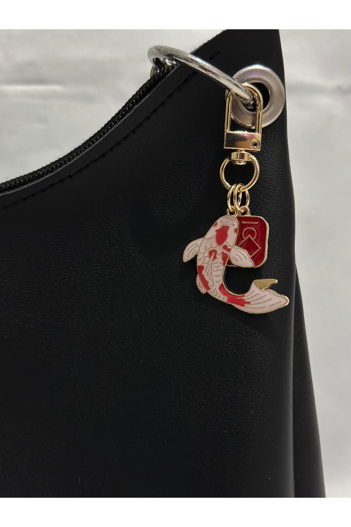 bagbag çanta charmı çanta aksesuar koi balığı