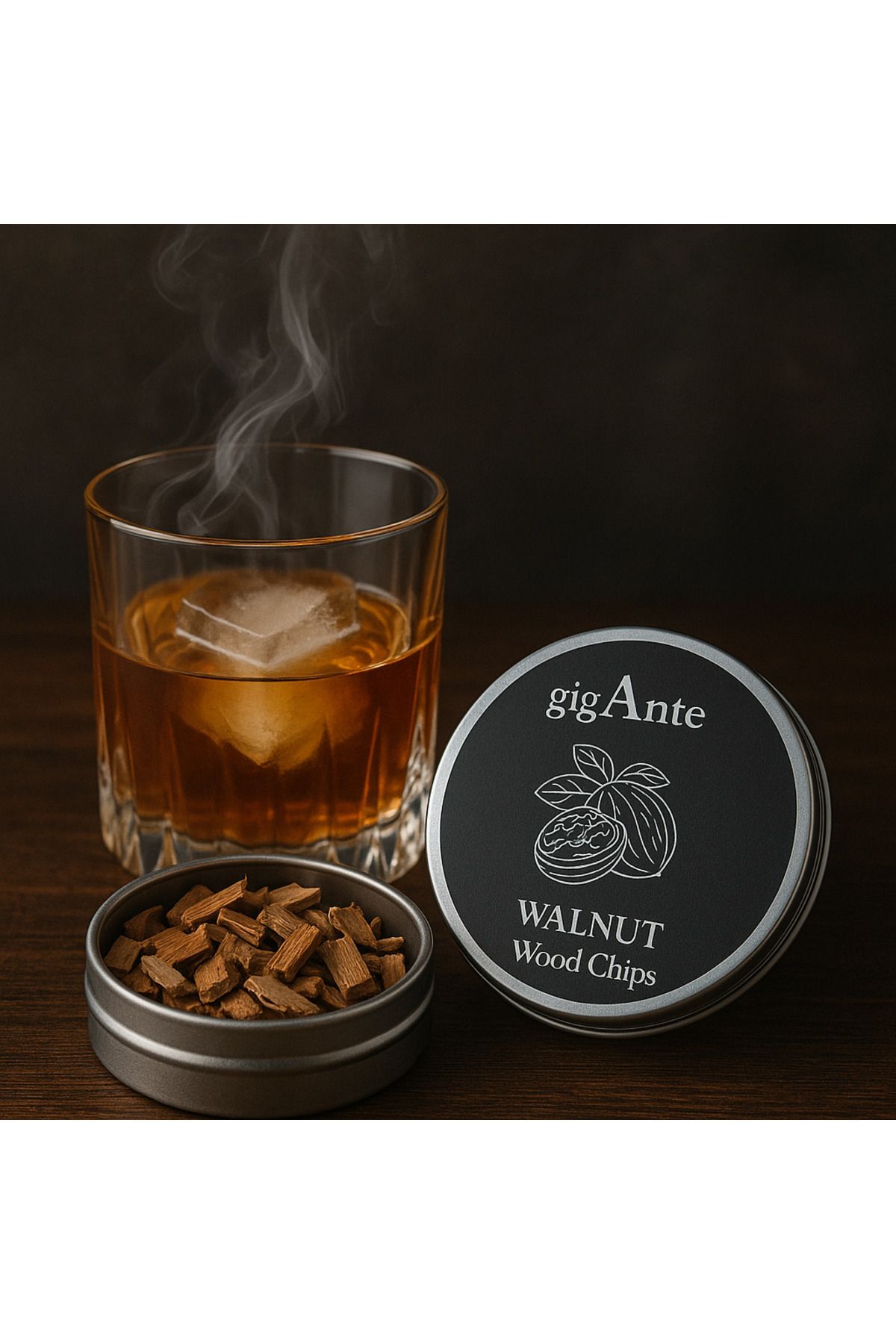 gigAnte Ceviz Ağacı Tütsüleme Talaşı – Viski & Kokteyl Aromalandırma Talaşı | Doğal Ağaç Talaşı