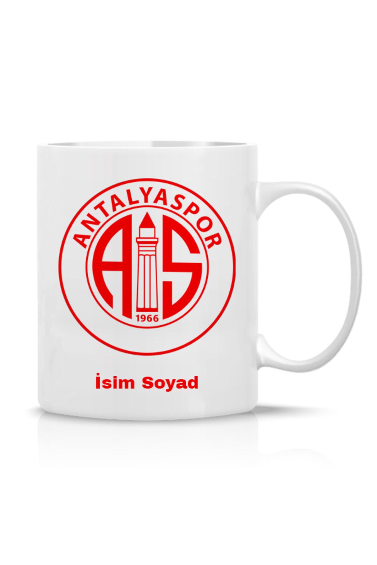 BİBANAPROMOSYON antalyaspor özel tasarım kupa bardak