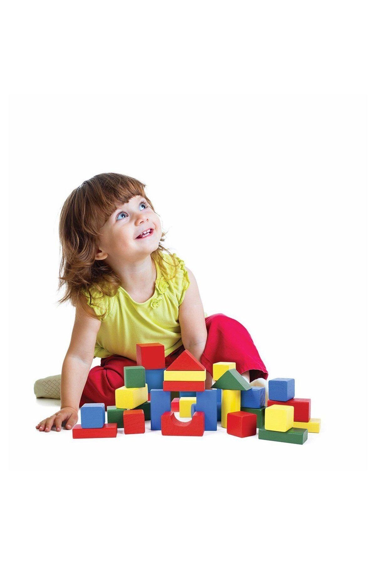 melfxxl eticaret KID-1002 Chiva, 60 Parça Ahşap Bloklar
