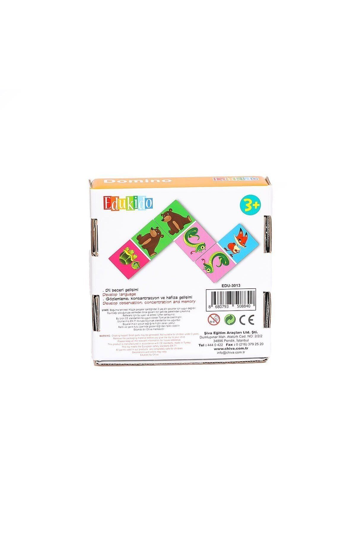 melfxxl eticaret EDU-3013 Hayvanlar Domino -Chiva