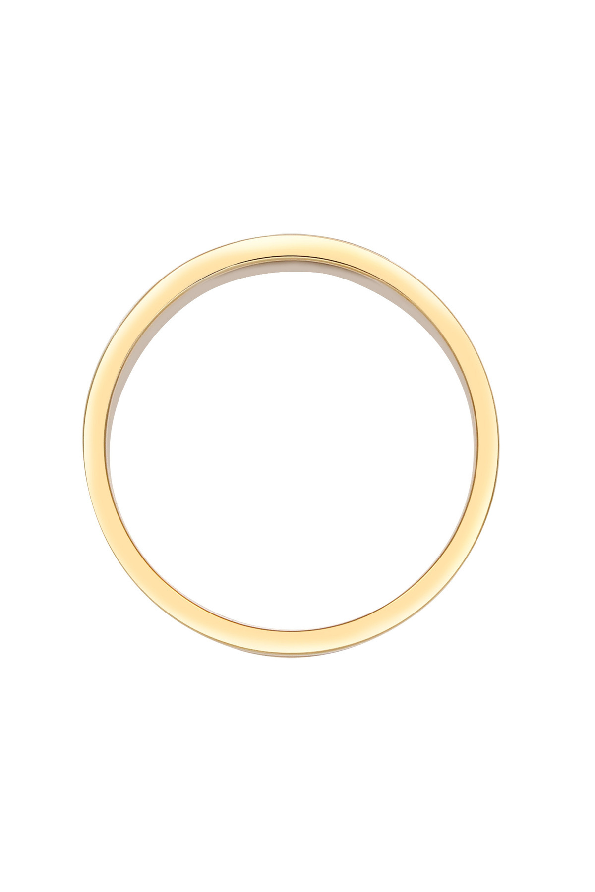 KUZZOI-Ring Bandring Casual Geo Emaille Schwarz 925 Sterling Silber 3