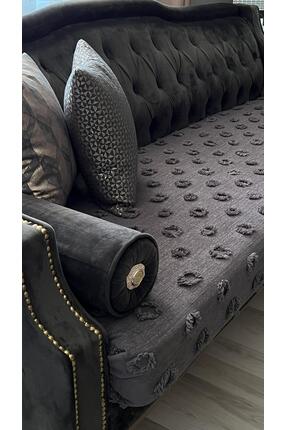 lusso stile Ponpon Koltuk Örtüsü 100x240