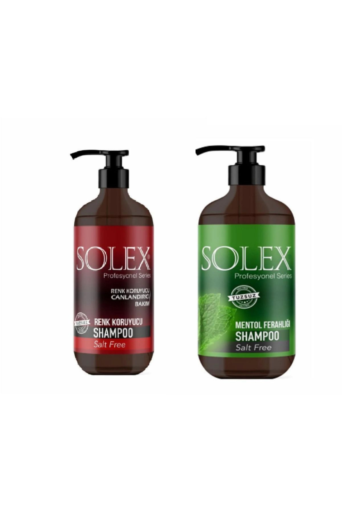 Solex Tuzsuz Professıonal Serıes Mentol Keratin+ Boyalı Saçlar için Şampuan 1.000 ml+1000 ML