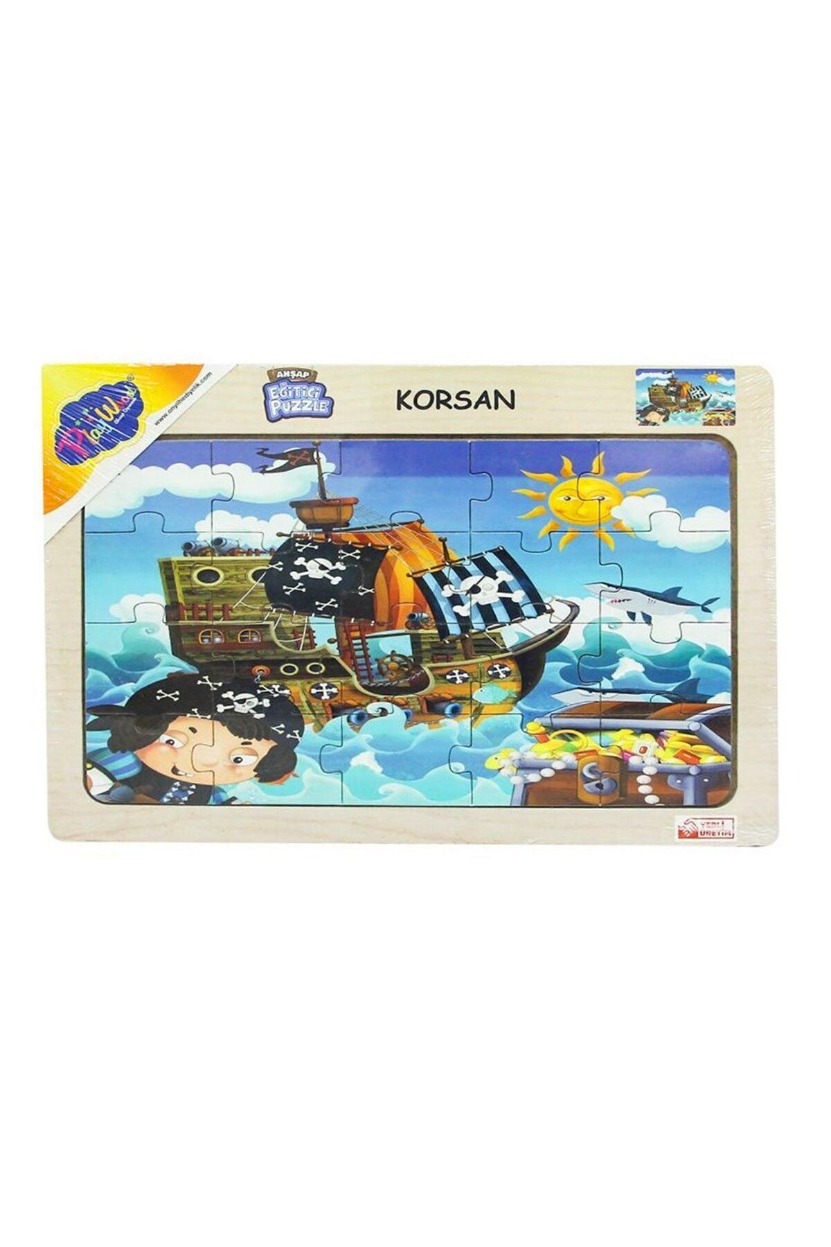 melfxxl eticaret 53/54/55/56 AHŞAP EĞİT.PUZZLE KORSAN
