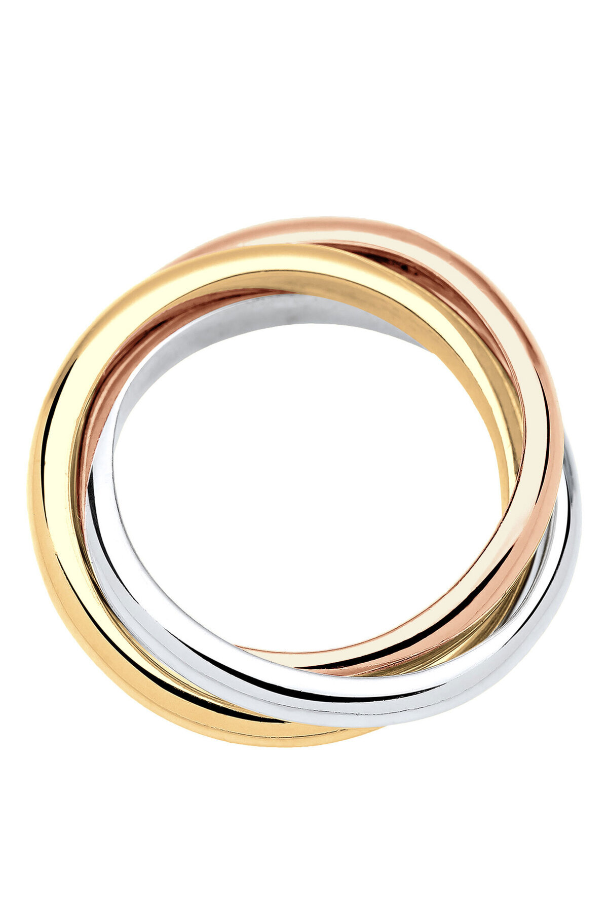 ELLI-Ring Damen Trio Wrap Basic in 925 Sterling Silber 3