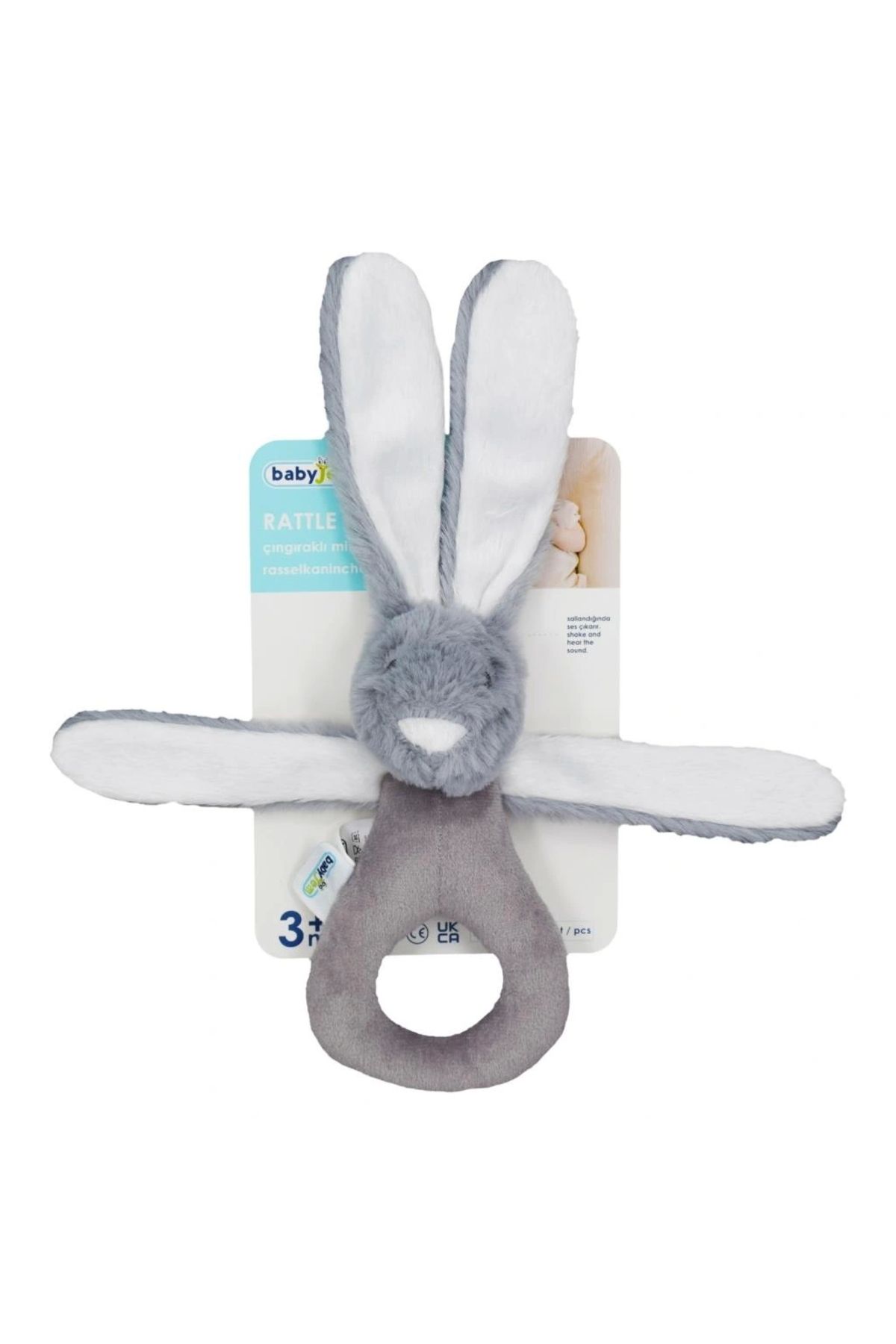 Eng Nessiworld Tutmalı Peluş Mini Tavşan 842 Gri