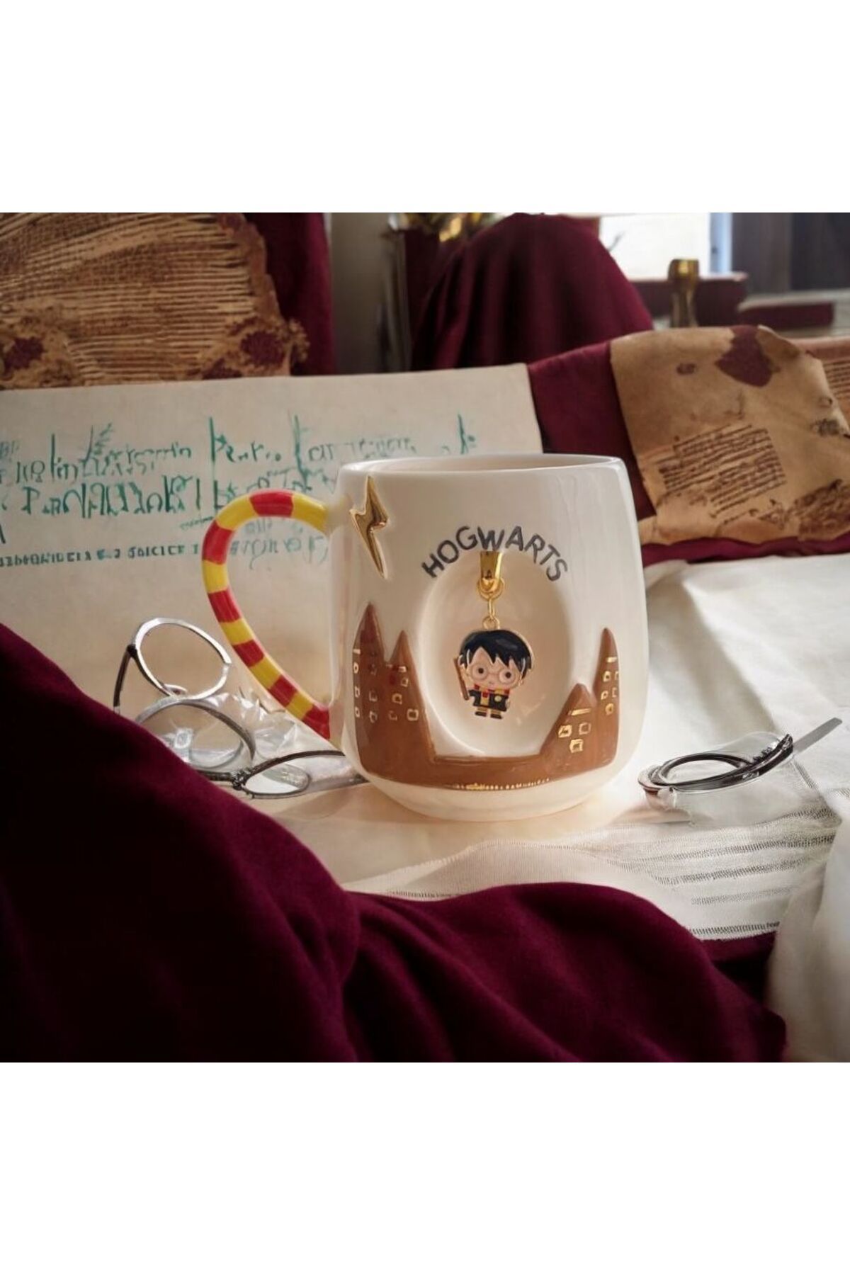 Ceresshop Harry Potter Charmlı Seramik Kupa
