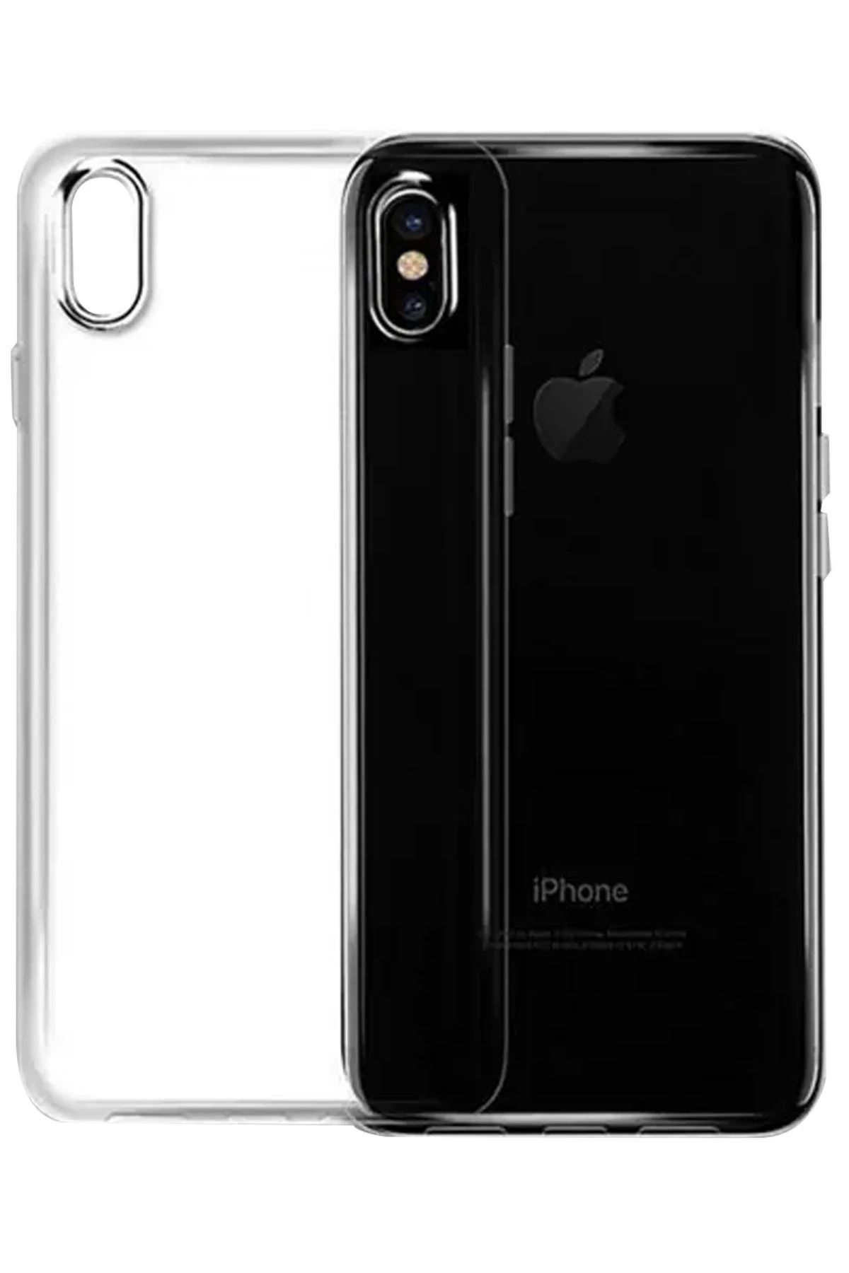 NewFace iPhone XS Max Kılıf Lüx Şeffaf Silikon YKTSN