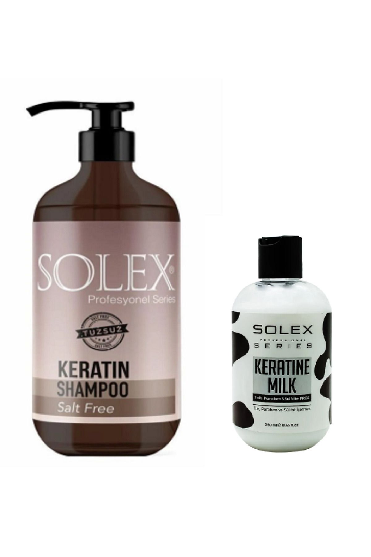 Solex Tuzsuz Professıonal Serıes Keratin Şampuan 1.000 ml+ Saç Besleyici Keratin Sütü 250ML