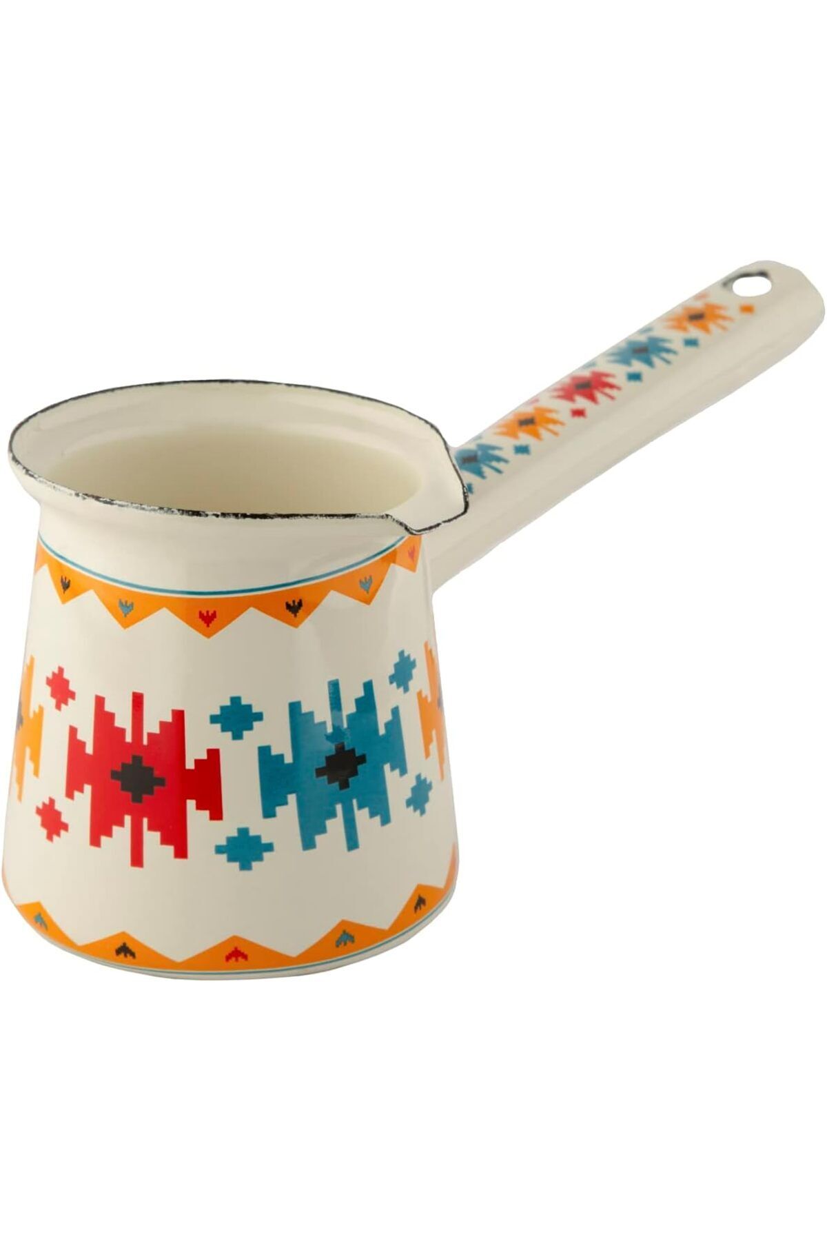 ALSAIF-Saif Ghadar Coffee Pot 400cm, designed for authentic Arabic coffee preparation, beige 1