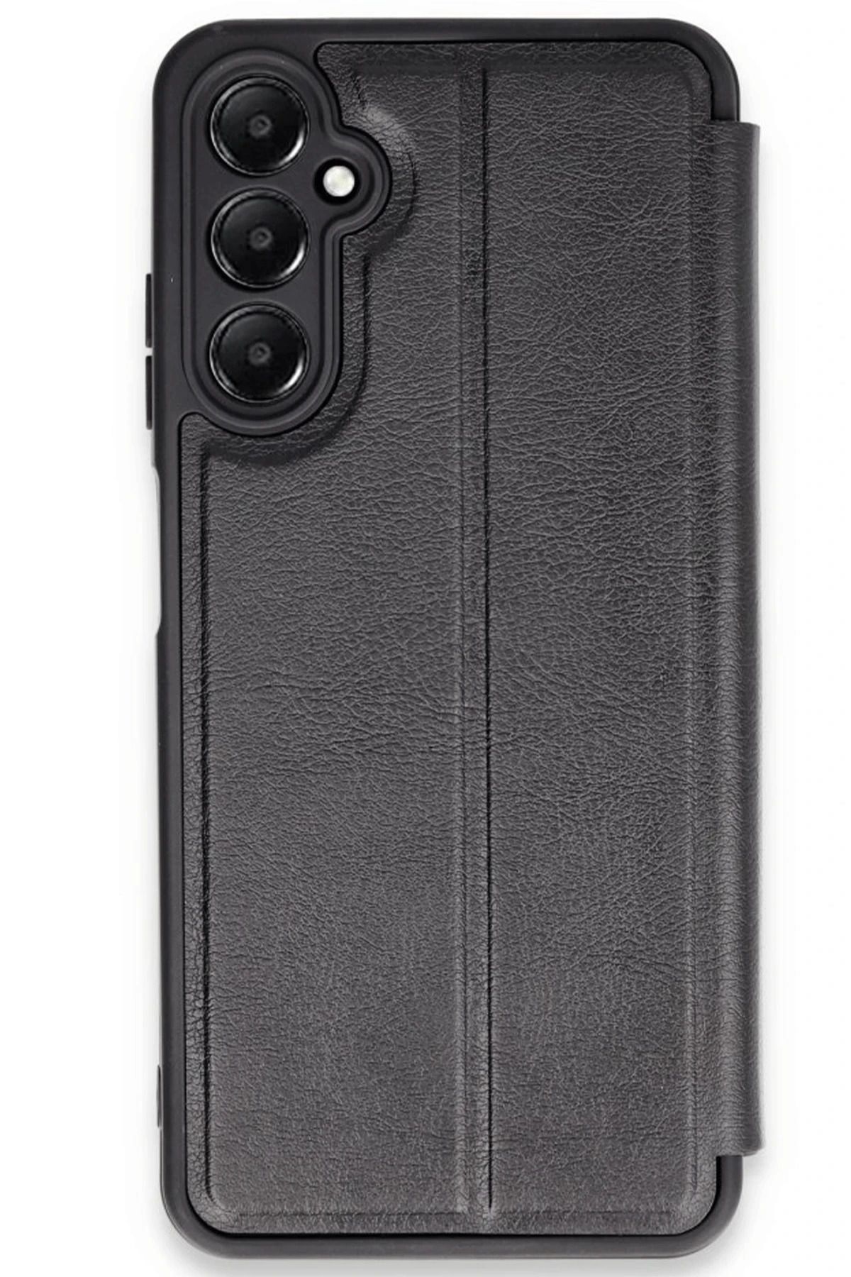 NewFace Samsung Galaxy A36 Kılıf Flip Cover - Siyah YKTSN
