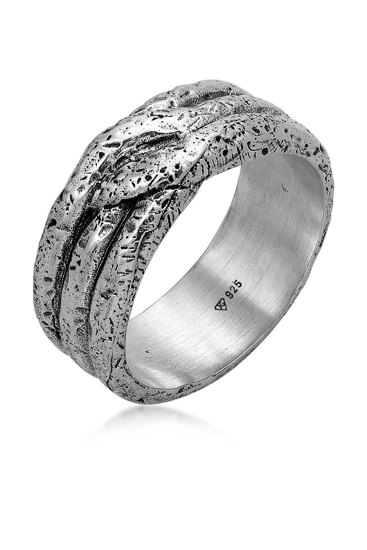 HAZE & GLORY-Ring HG HAZE & GLORY - Ring Herren in 925 Sterling Silber, Schmuck Herren, Silberring oxidiert, Int 1