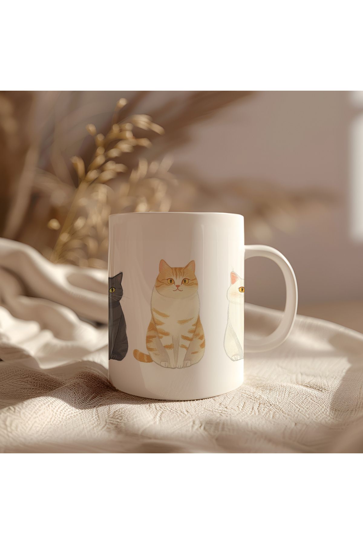 waspandhornet Sevimli Kedi Dostları Kupa Bardak