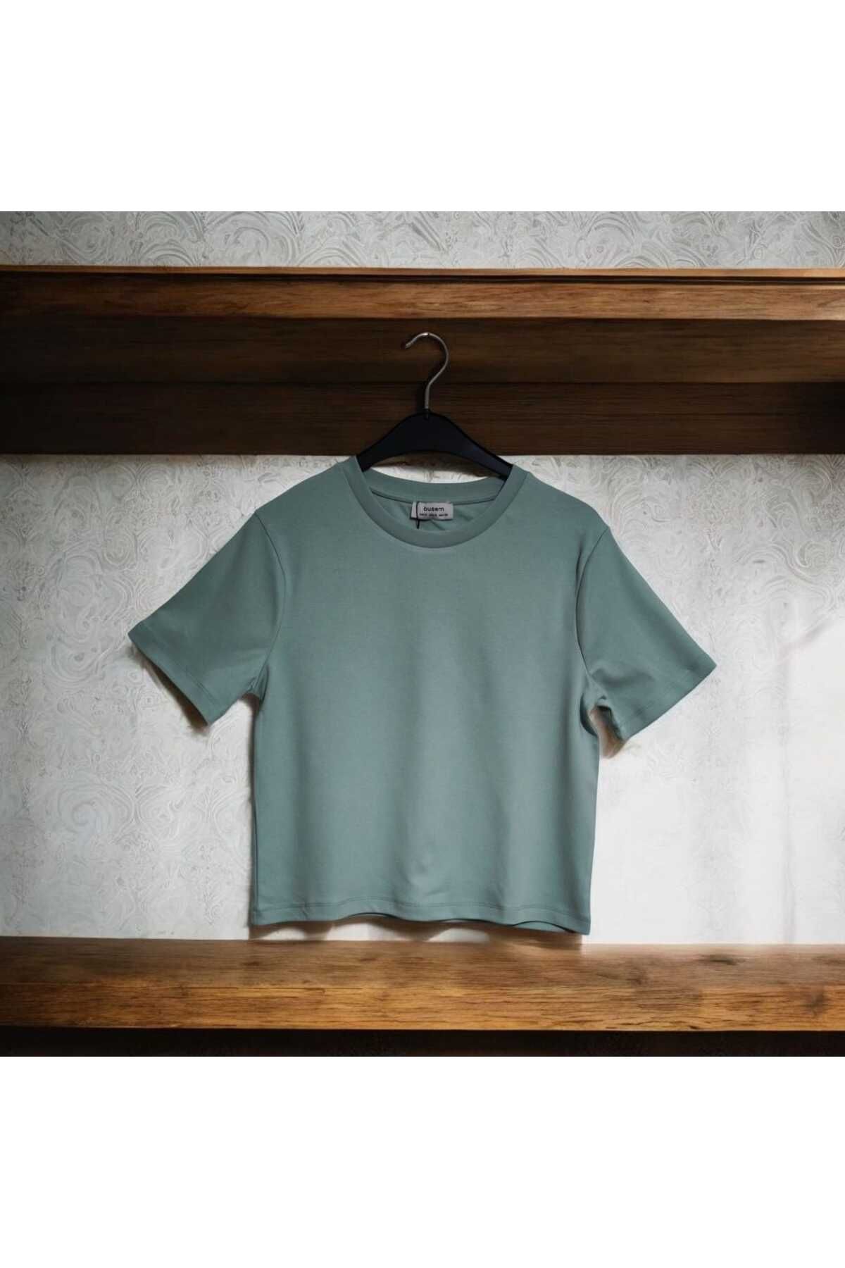 beyzabusrabutik Bisiklet Yaka T-Shirt