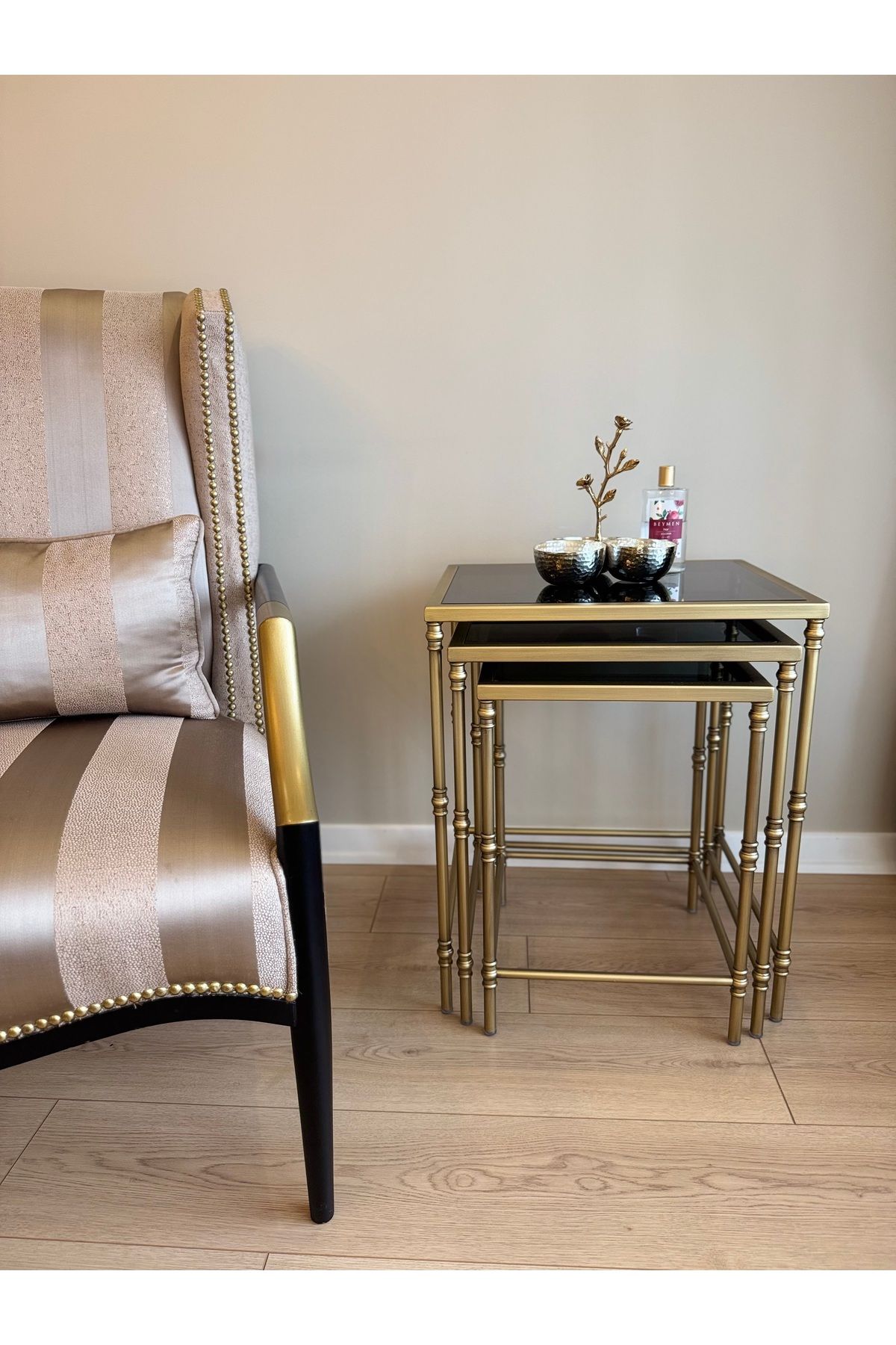Esey Luxury Royal 3lü Zigon Sehpa