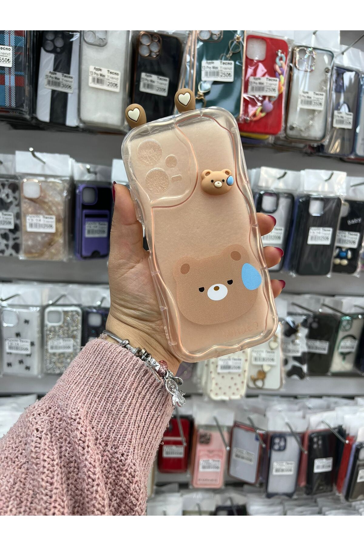 TECNOTREND Xiaomi Poco X5 3D Desenli Kromi Silikon Kılıf