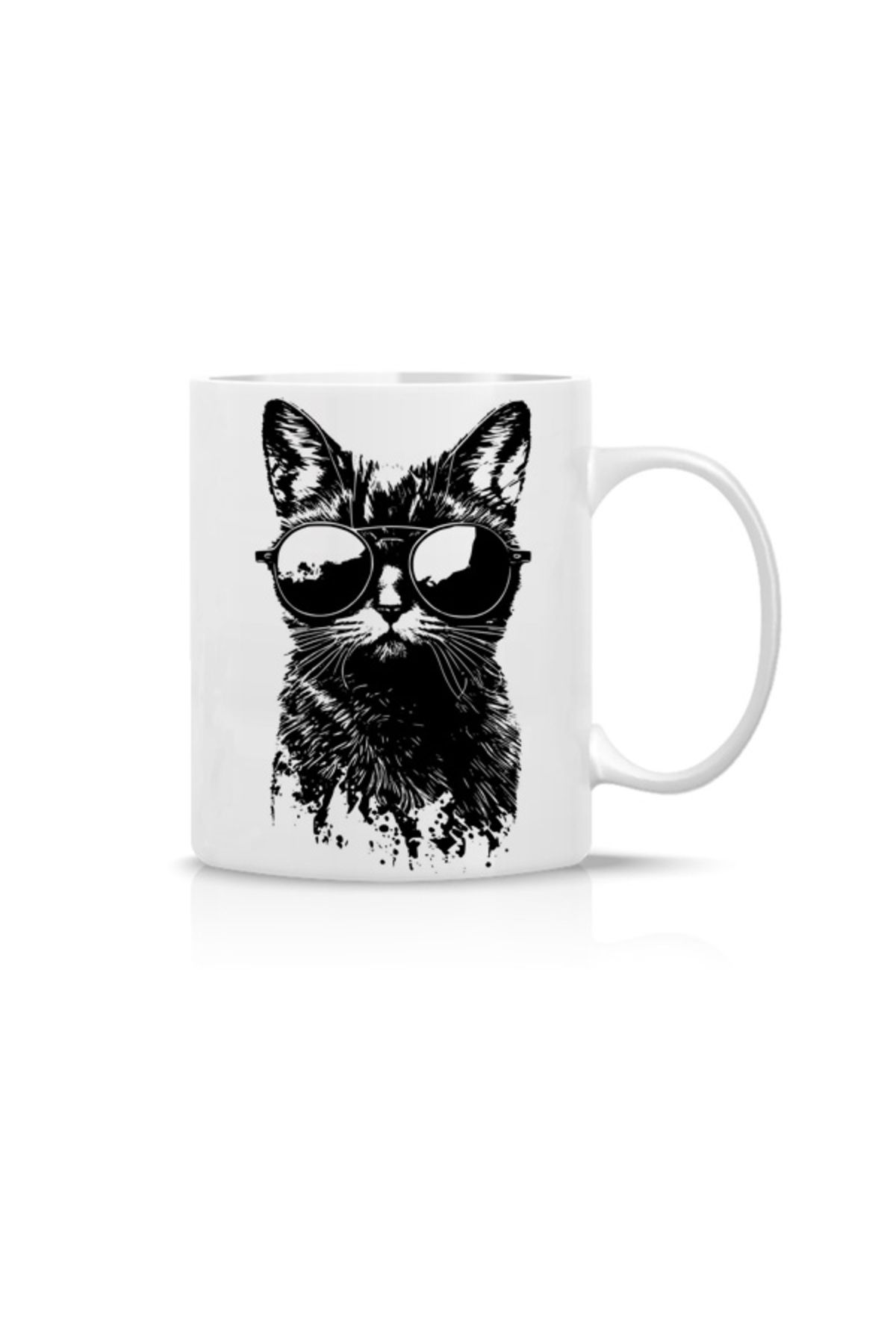 BİBANAPROMOSYON karizma kedi tasarım kupa bardak