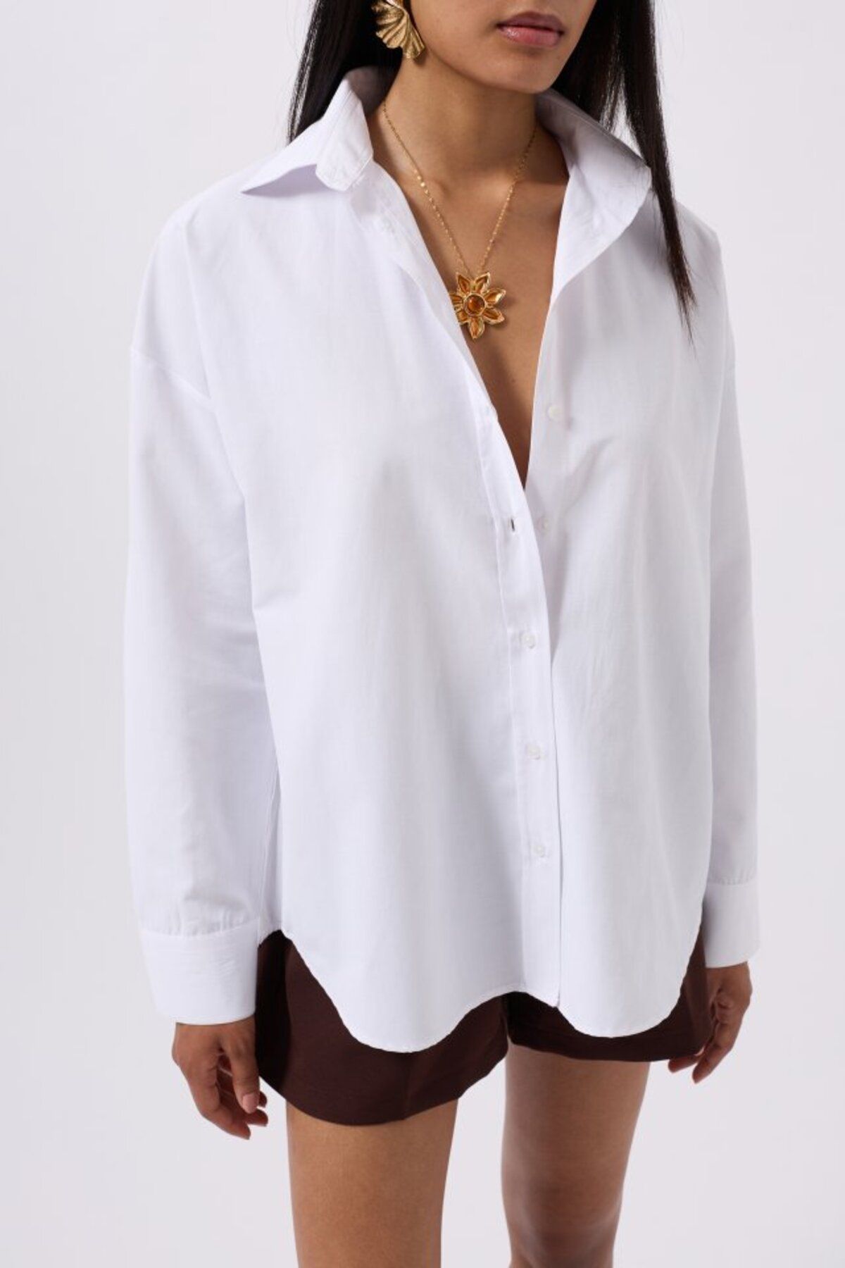 Femella Women Fashion Basic Gömlek