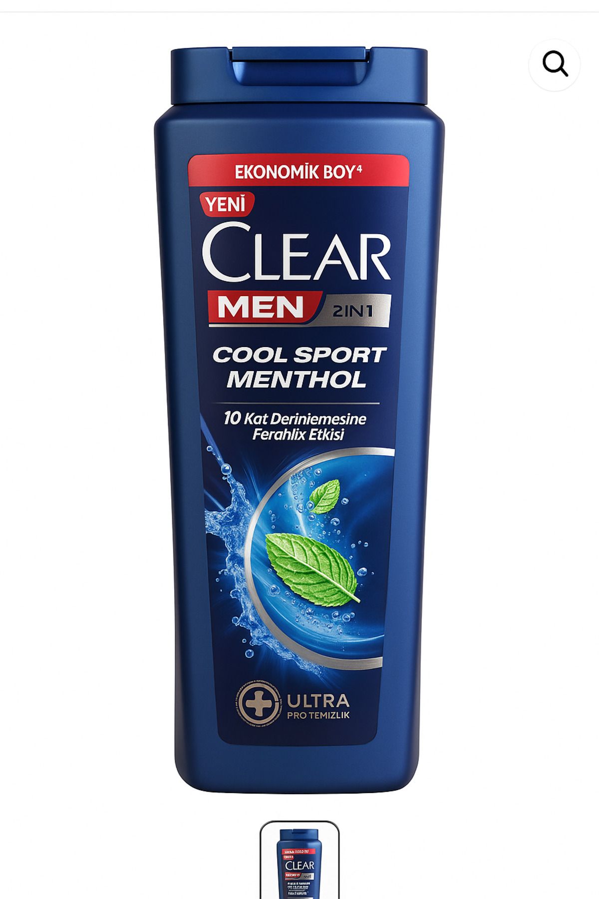 Clear Men Kepeğe Karşı Etkili Şampuan Cool Sport Menthol 500 ml