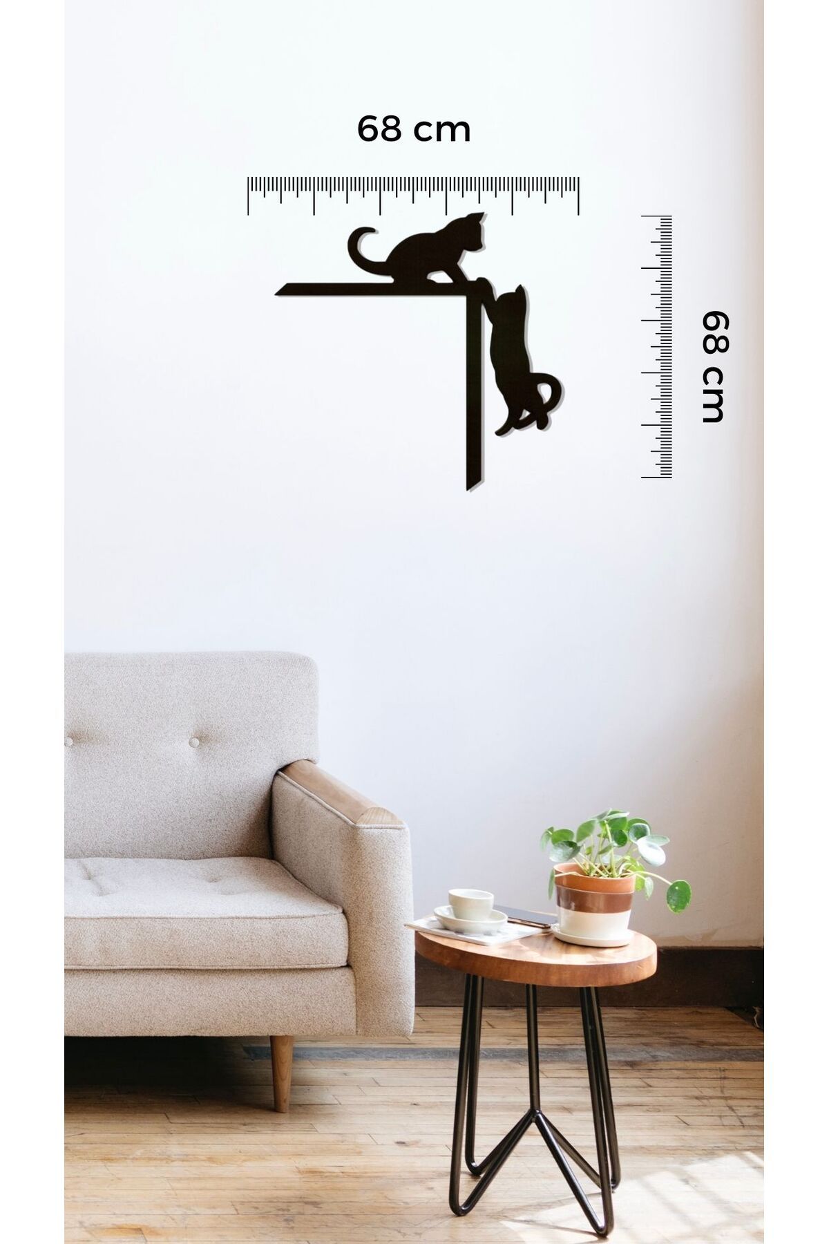 syxdeco Yavru Kediler Duvar ve Kapı Süsü Tablo