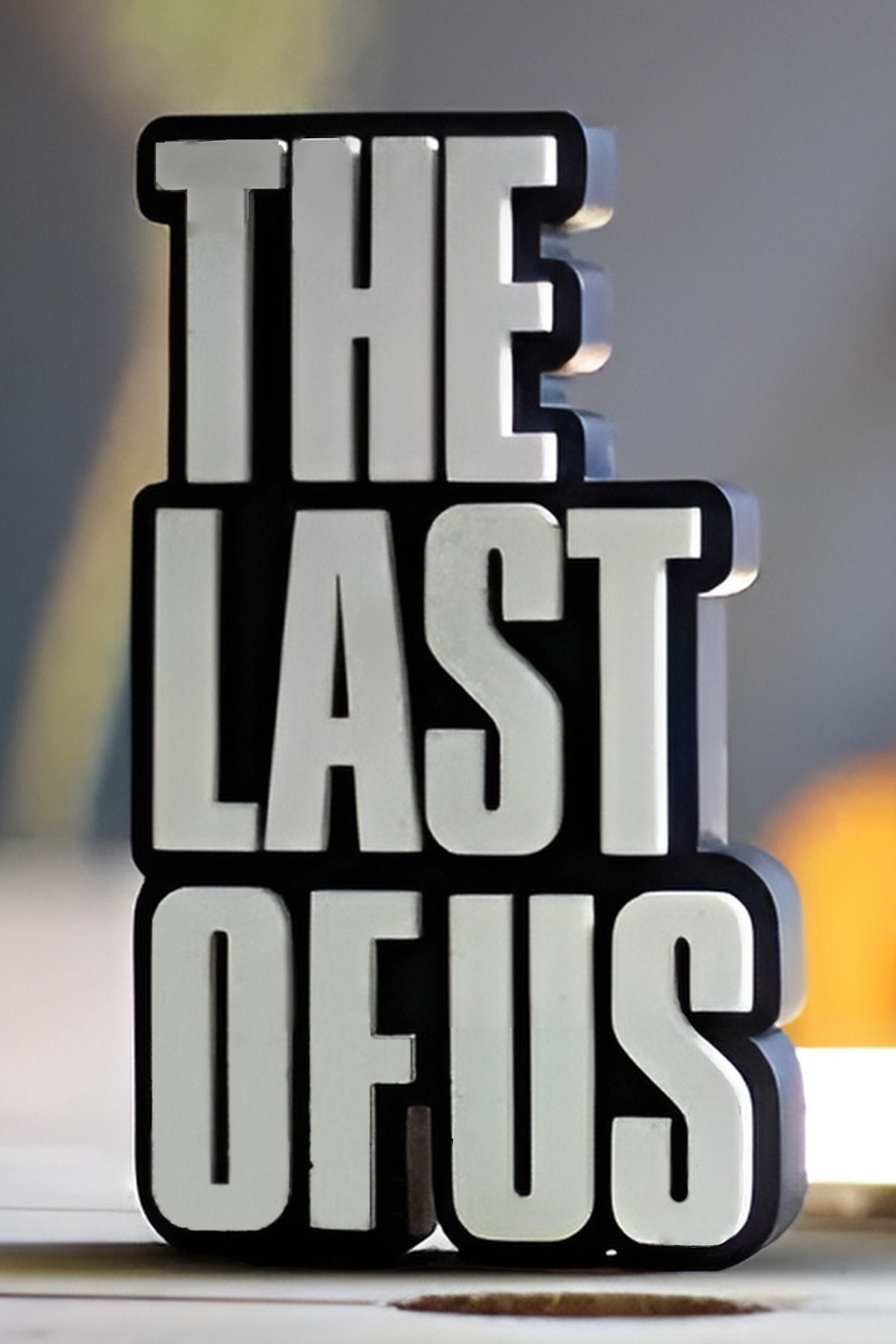 teknotrust The Last Of Us Logo Dekoratif Biblo Masaüstü Süsü Oyuncu Süsü