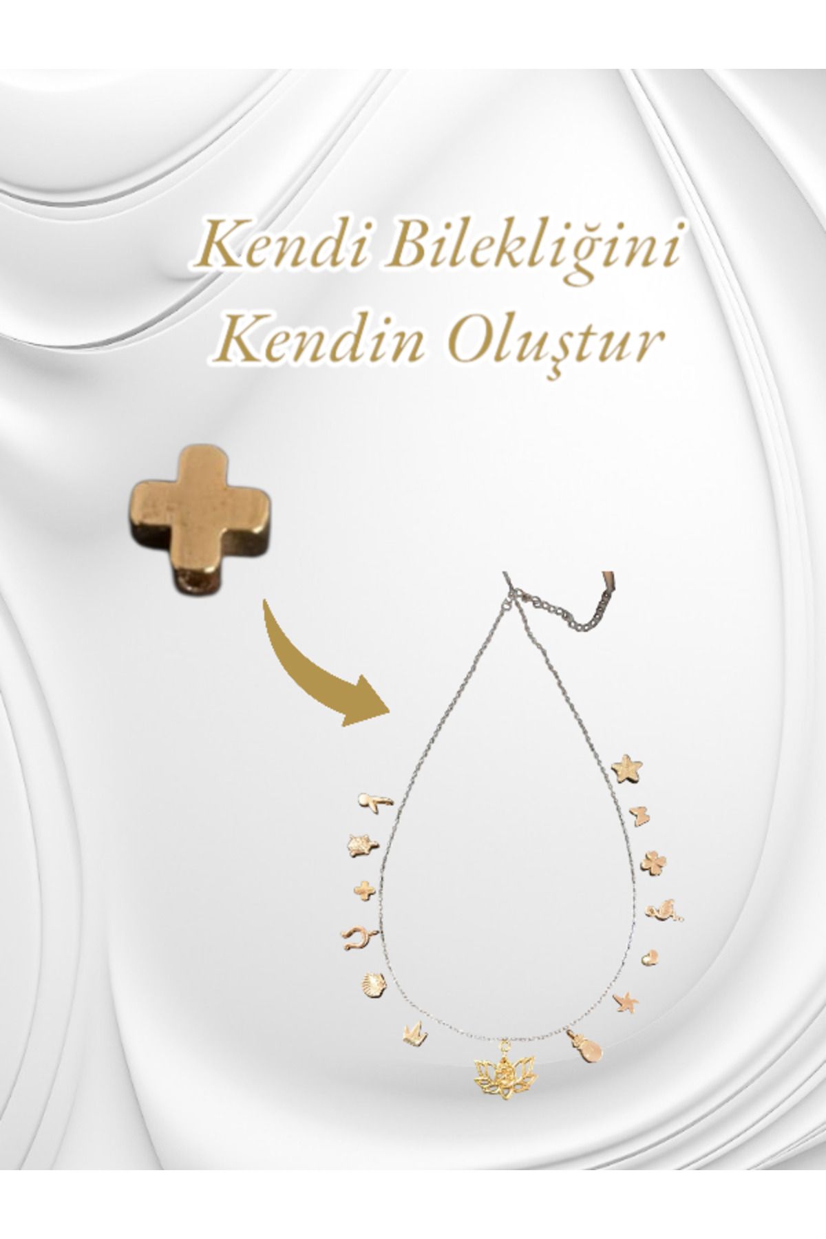 Accessories Kendi Bilekliğini Kendin Oluştur - Artı Boncuk