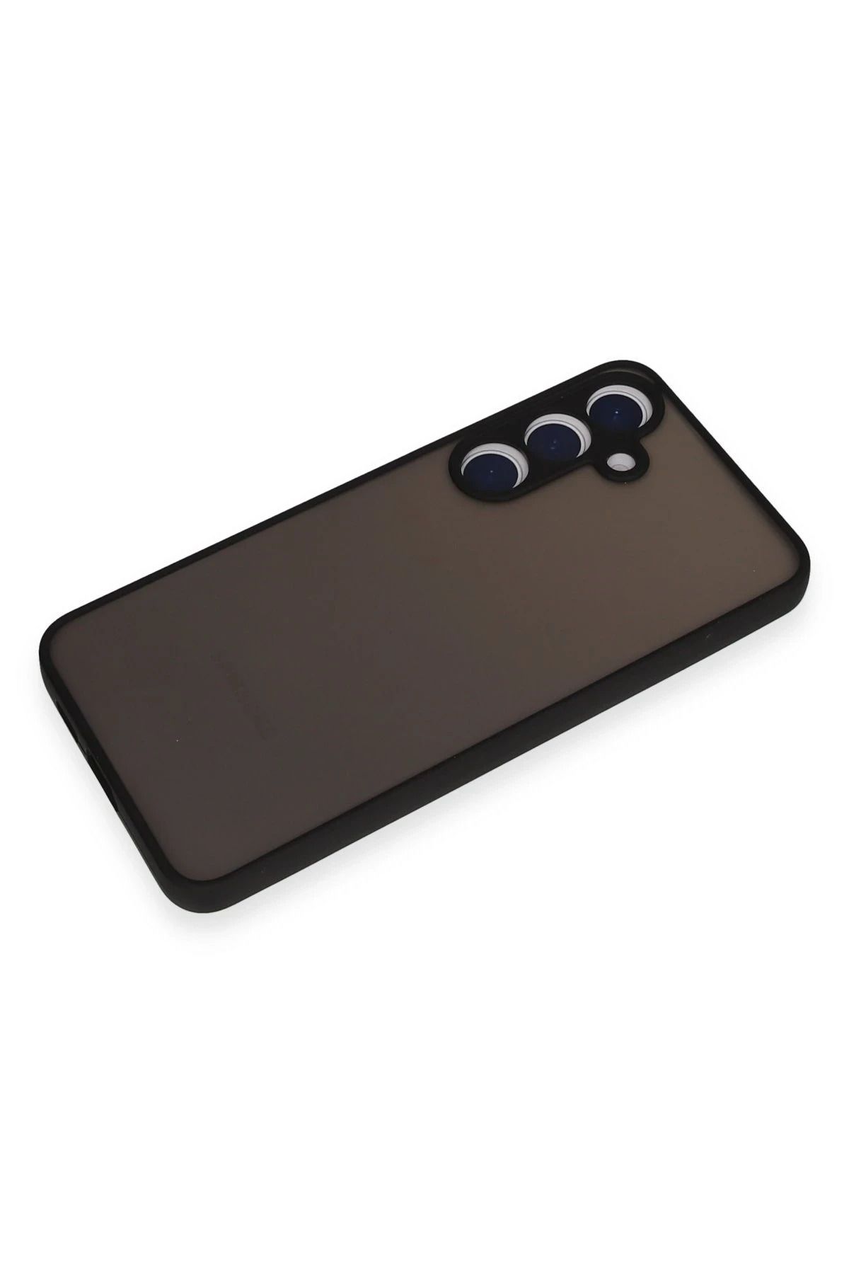 NewFace Samsung Galaxy S24 Plus Kılıf Montreal Silikon Kapak - Siyah HNZRN