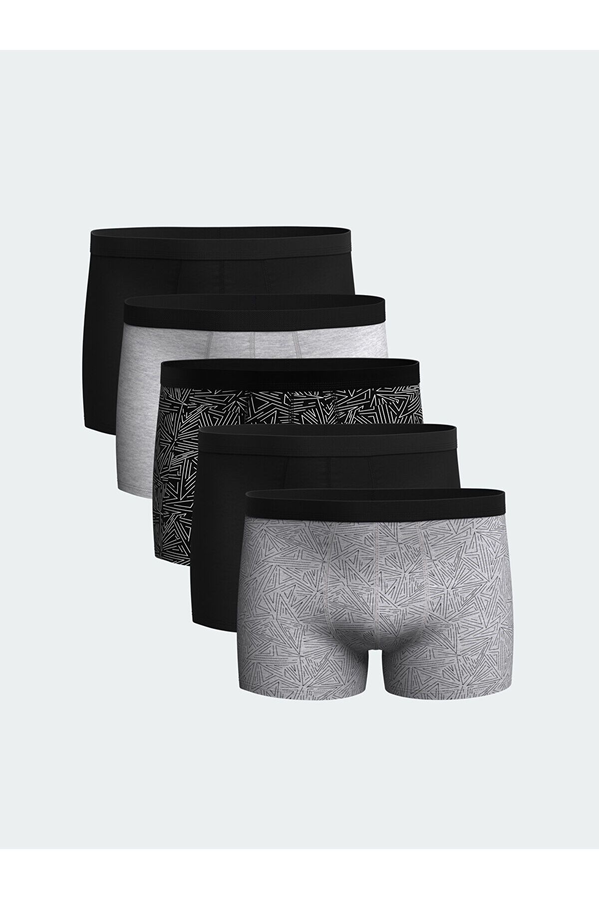 LC Waikiki Standart Kalıp Pamuklu Esnek Erkek Boxer 5'li