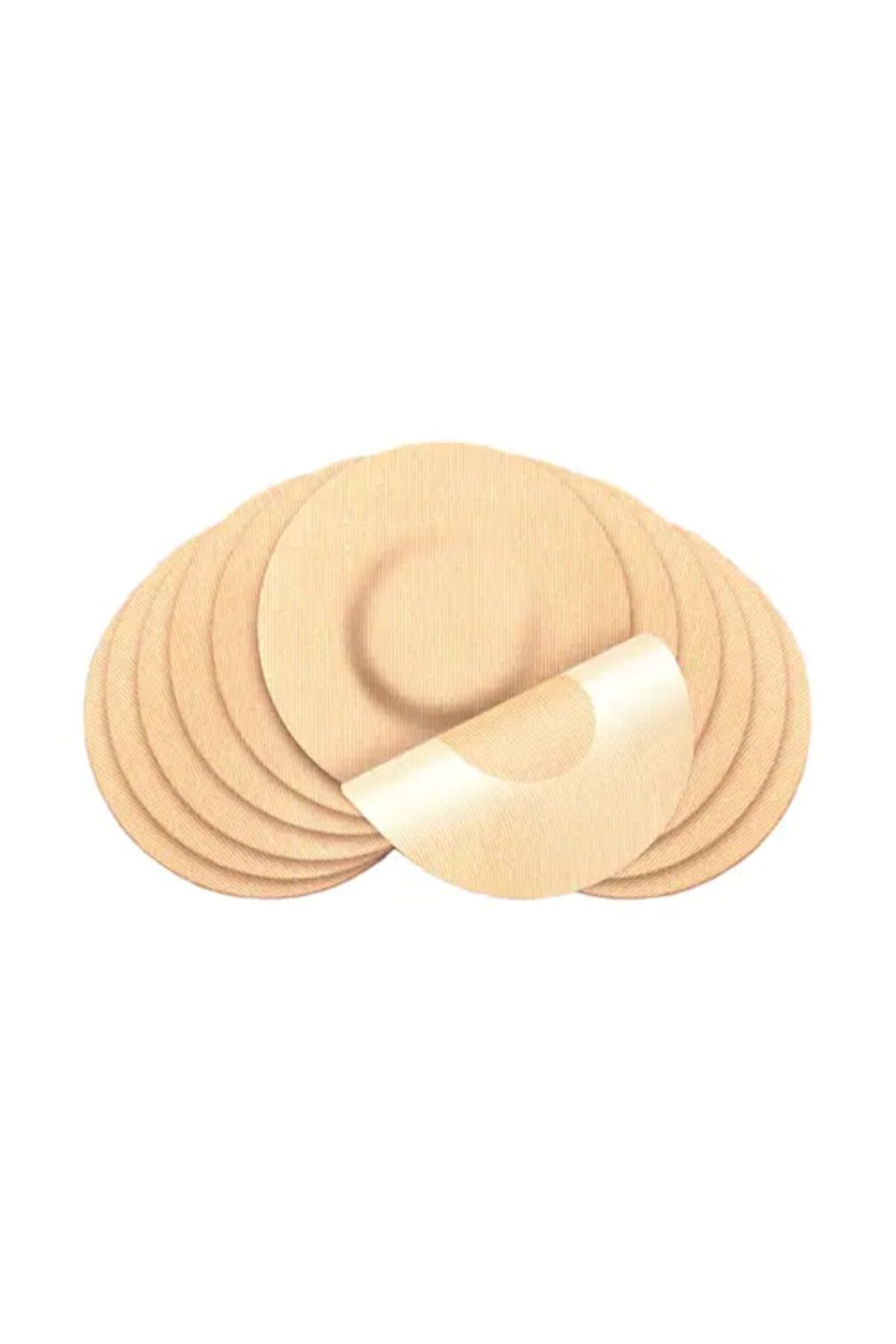 TrioStore-Set of 10 Glucose Sensor Adhesive Patches with Extra Adhesive, Beige 2