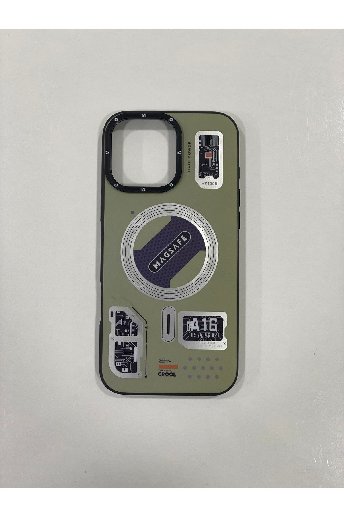 KLF iPhone 16 Pro Max MagSafe ŞARJ ÖZELLİKLİ DESENLİ KILIF ULTRA KORUMA