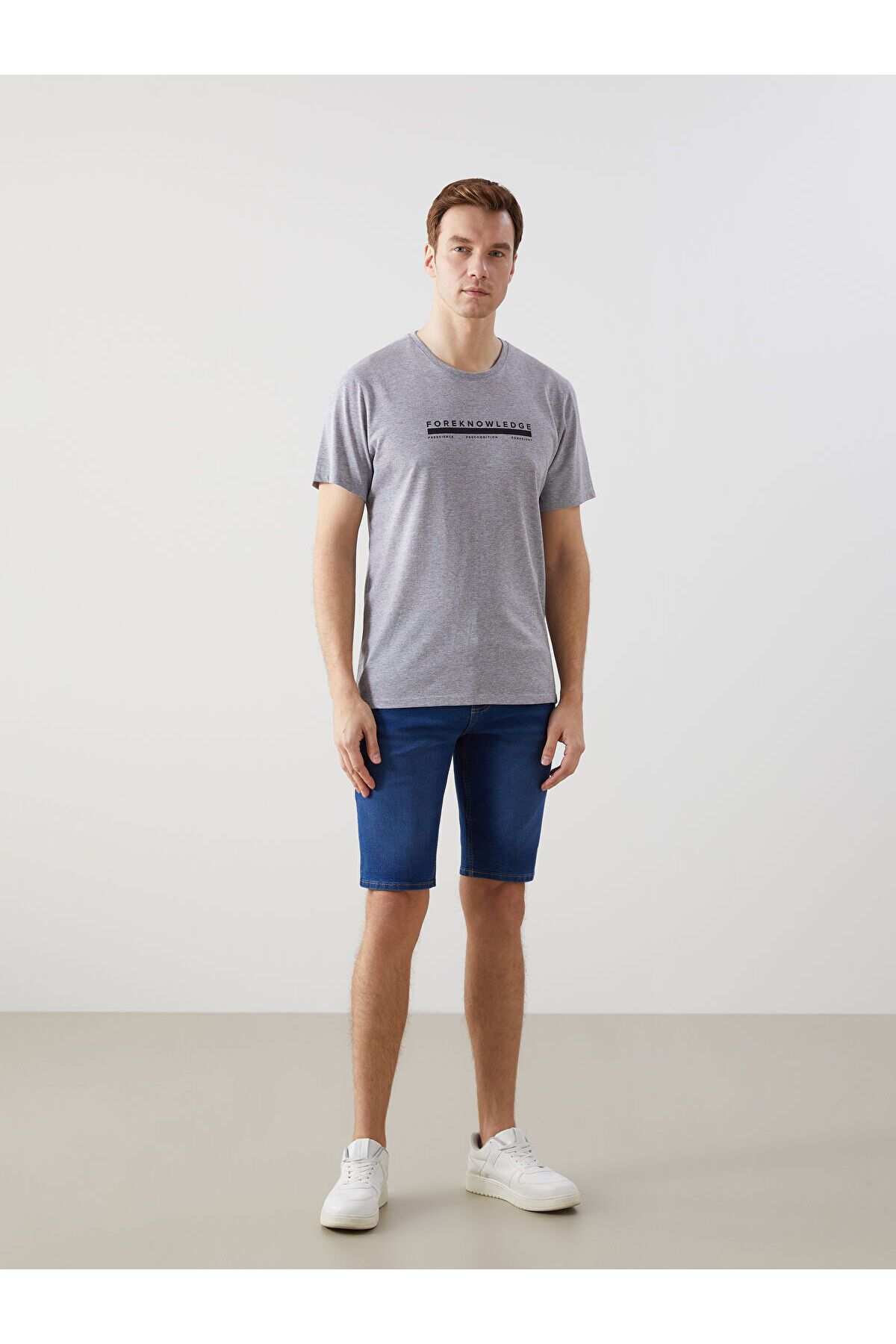 LC Waikiki Süper Skinny Fit Erkek Jean Şort