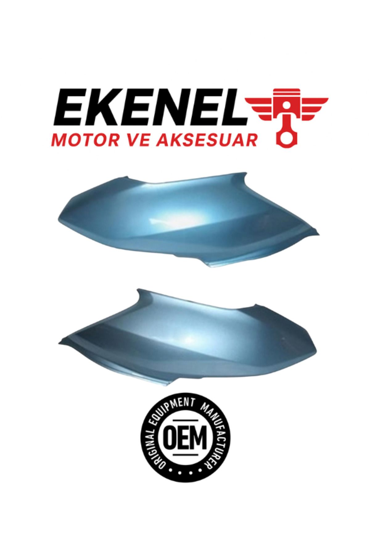 OEM Honda Alpha 110 Sele Altı Kapak Mavi Takım | OEM Gövde Parçası (Etiketsiz)