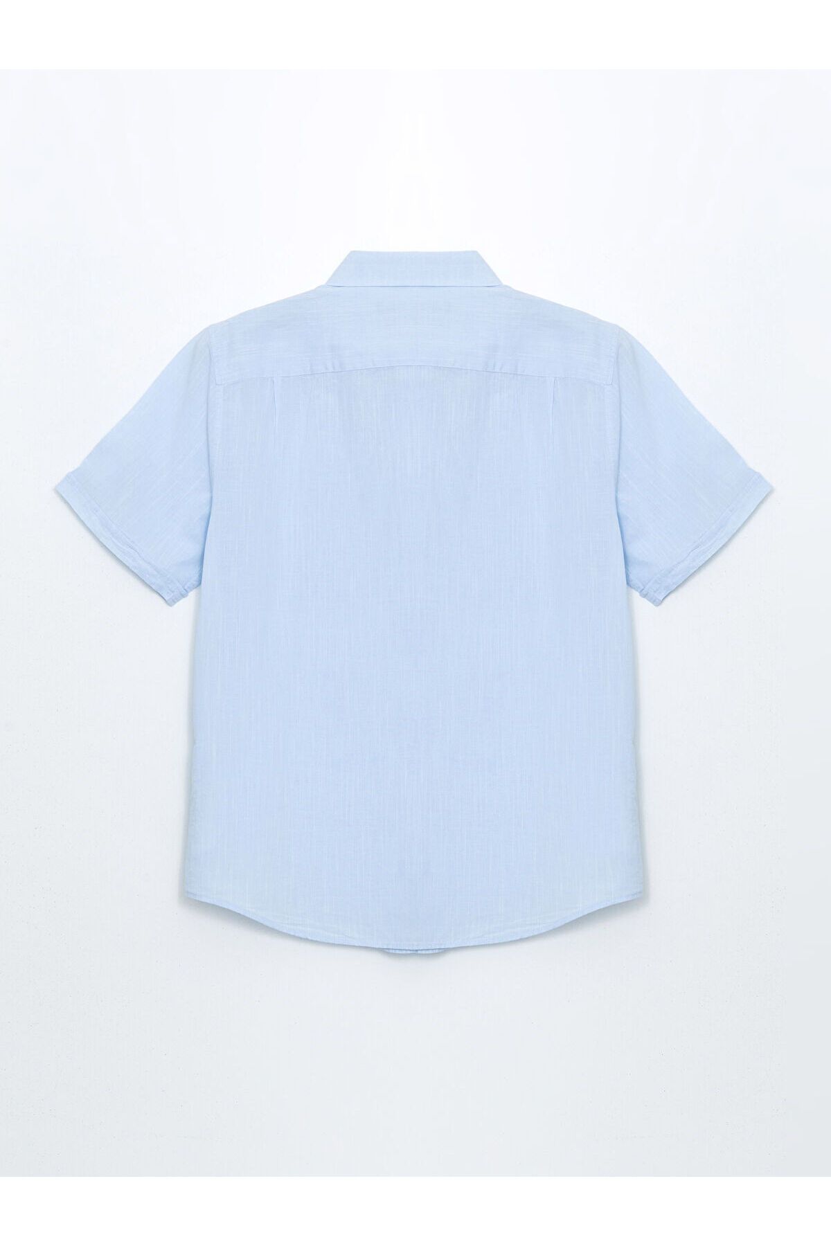 LC Waikiki-Ανδρικό πουκάμισο Regular Fit Linen Blend 6