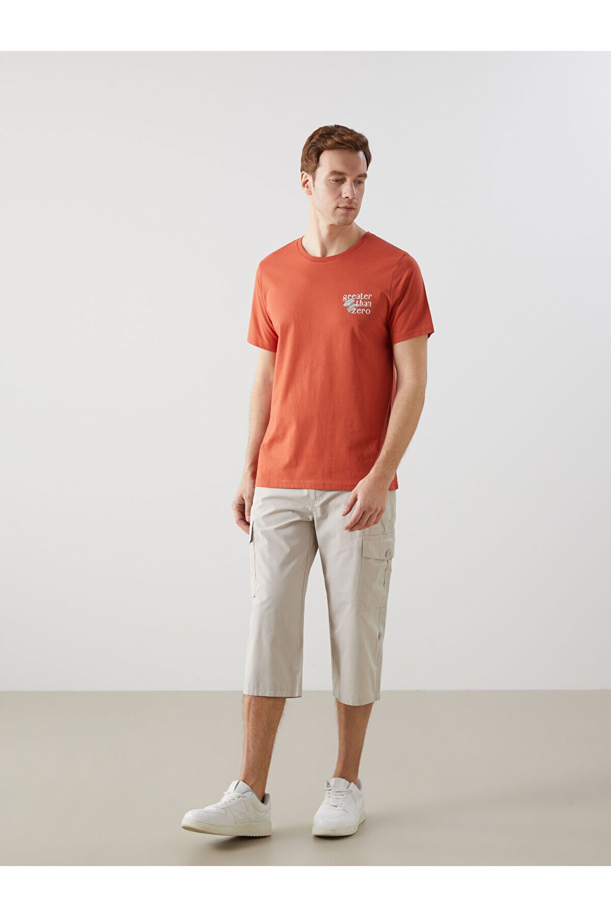 LC Waikiki Standart Kalıp Gabardin Erkek Roller Şort